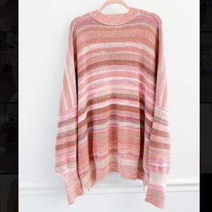 Free people Easy Street SpaceDye oversized sweater